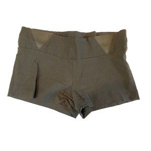 Sienna Rock Womens Athletic Shorts Running High Waist Sport Stretch Black Size M